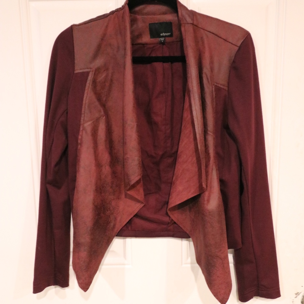 Edyson Faux Leather Jacket